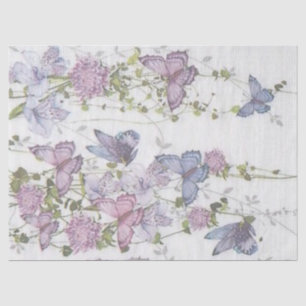 Shabby Chic Lila Serie Design 15 Tissuepapier