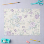 Shabby Chic Lila Serie Design 18 Tissuepapier (Craft)