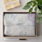 Shabby Chic Lila Serie Design 18 Tissuepapier (Geschenk)