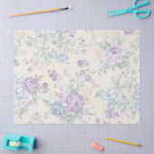 Shabby Chic Lila Serie Design 19 Tissuepapier (Craft)