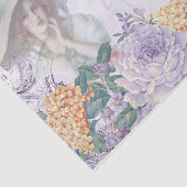 Shabby Chic Lila Serie Design 2 Tissuepapier (Detail)