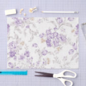Shabby Chic Lila Serie Ontwerp 3 Tissuepapier (Craft)