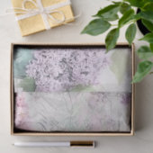 Shabby Chic Lila Series Design 17 Tissuepapier (Geschenk)