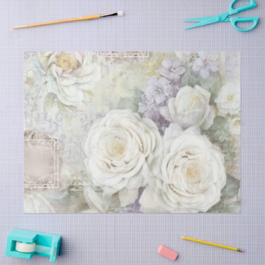 Shabby Chic Lila Series Design 29 Tissuepapier (Craft)