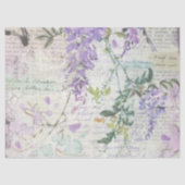 Shabby Chic Lila Series Design 7 Tissuepapier (Voorkant)