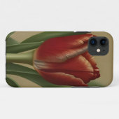Shabby Chic Lovely Red Tulip Case-Mate iPhone Case (Achterkant (horizontaal))