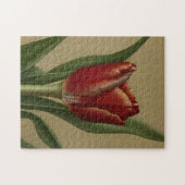 Shabby Chic Lovely Red Tulip Legpuzzel (Horizontaal)