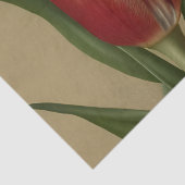 Shabby Chic Lovely Red Tulip Tissuepapier (Detail)