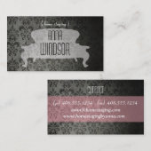 Shabby Chic Loveseet Visitekaartje (Voorkant / Achterkant)