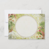 Shabby Chic Madeliefjes & Wilde Bloemen Bedankt (Achterkant)