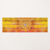 Shabby chic mandala gem yoga mat (Achterkant (horizontaal))