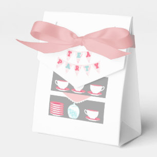 Shabby-Chic Meisje Baby Shower Thee Feestje Bedankdoosjes