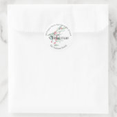 Shabby Chic Merry Christmas Retouradres Label (Tas)