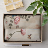 Shabby Chic Mixed Media Kunstschilderij Tissuepapier (Geschenk)