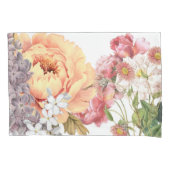 Shabby Chic Mooie Wildbloemen Kussensloop (Voorkant-Links)