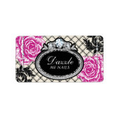 Shabby Chic Nail Salon Labels (Voorkant)