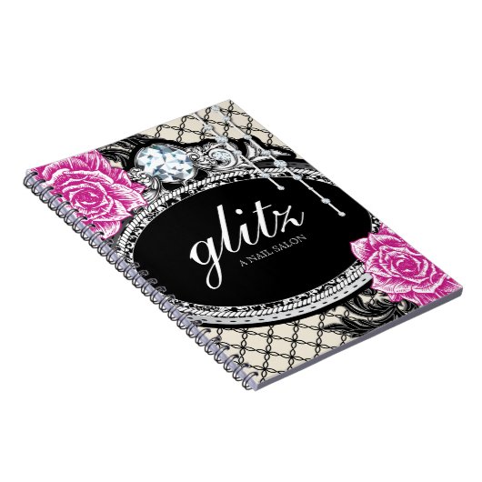  Shabby Chic Nail Salon Note Book Notitieboek (Rechterzijde)