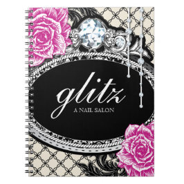  Shabby Chic Nail Salon Note Book Notitieboek