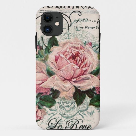 shabby chic , ontkoppeling , Victoriaans , frans c Case-Mate iPhone Case (Achterkant)
