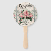 shabby chic , ontkoppeling , Victoriaans , frans c Handwaaier (Achterkant)