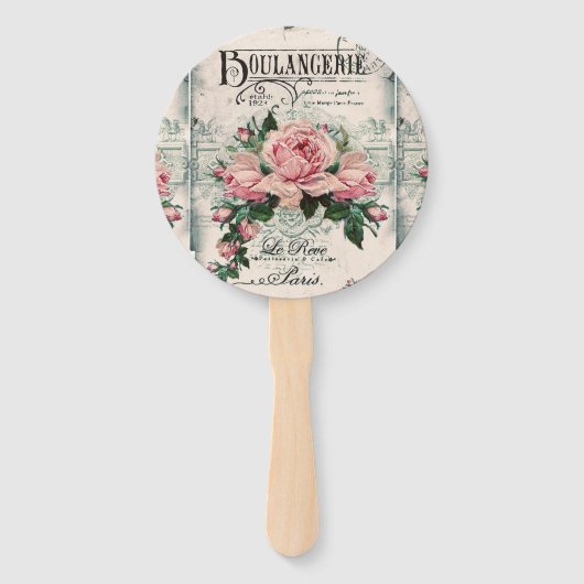 shabby chic , ontkoppeling , Victoriaans , frans c Handwaaier (Achterkant)