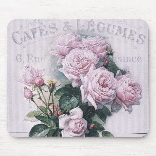 shabby chic , ontkoppeling , Victoriaans , frans c Muismat (Voorkant)