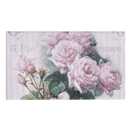 shabby chic , ontkoppeling , Victoriaans , frans c Naambadge (Voorkant)