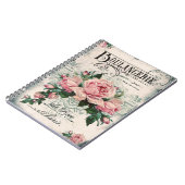 shabby chic , ontkoppeling , Victoriaans , frans c Notitieboek (Linkerzijde)