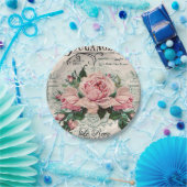 shabby chic , ontkoppeling , Victoriaans , frans c Papieren Bordje (Feest)