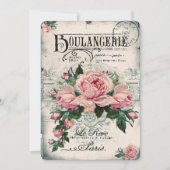 shabby chic , ontkoppeling , Victoriaans , frans c Save The Date (Voorkant)