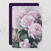 shabby chic , ontkoppeling , Victoriaans , frans c Save The Date (Voorkant / Achterkant)