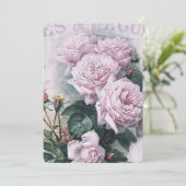 shabby chic , ontkoppeling , Victoriaans , frans c Save The Date (Staand voorkant)