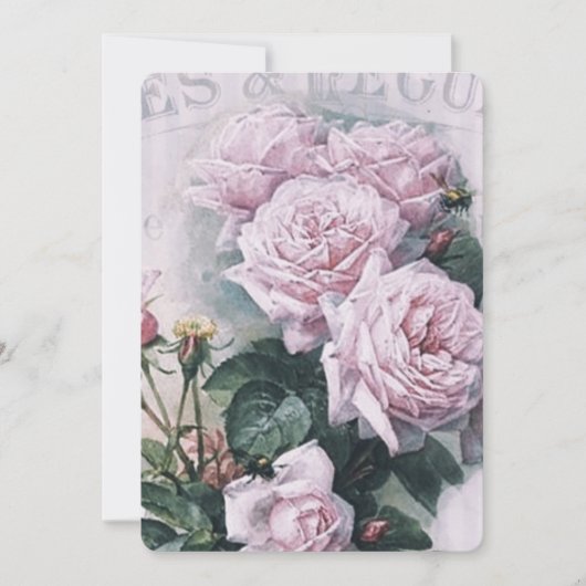 shabby chic , ontkoppeling , Victoriaans , frans c Save The Date (Voorkant)