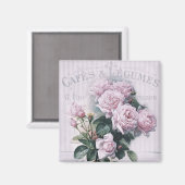 Shabby chic, ontkoppeling, Victoriaans, frans chic Magneet (Voorkant / Achterkant)