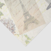 Shabby-Chic Oud Paris Tissuepapier (Detail)
