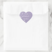 Shabby Chic Paarse Baking Stickers (Tas)