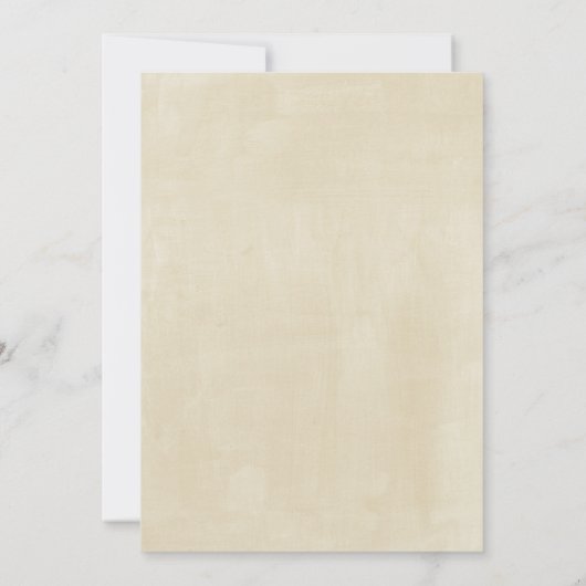 Shabby Chic Paarse Bloemenkant bruiloft uitnodigin Kaart (Achterkant)