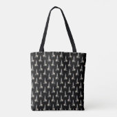 Shabby Chic Parijs Tote Bag (Achterkant)