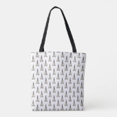 Shabby Chic Parijs Tote Bag (Achterkant)