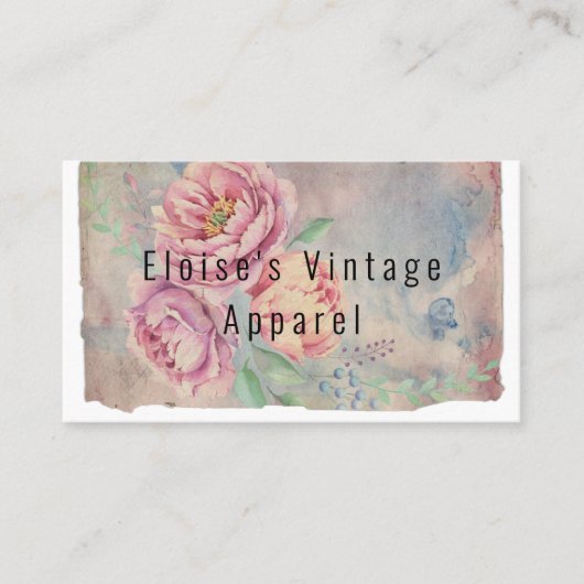 Shabby Chic  Paris Style Visitekaartje (Voorkant)