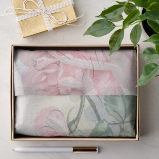 Shabby-Chic  Paris Tissuepapier (Geschenk)