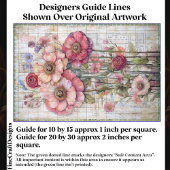 Shabby Chic Pastel Bloemen Collage CS5 Decoupage Tissuepapier