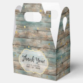 Shabby Chic Pastel Houten Bruiloft Bedankdoosjes (Geopend)