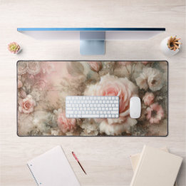 Shabby Chic Pastel Roze Rose Bureaumat