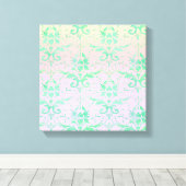 Shabby Chic Pastel Sunrise Canvas Muurkunst Afdruk (Insitu (Houten vloer))