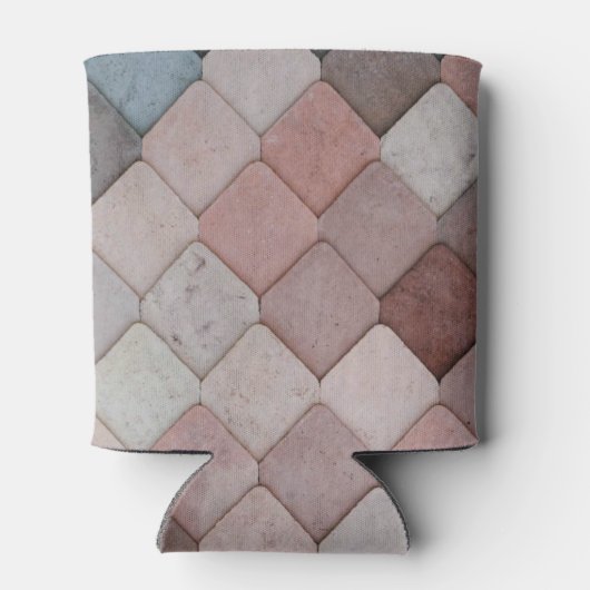 Shabby Chic Pastel Tiles Blikjeskoeler (Achterkant)