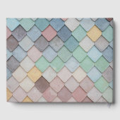 Shabby Chic Pastel Tiles Gastenboek (Achterkant)