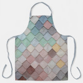 Shabby Chic Pastel Tiles Schort (Voorkant)