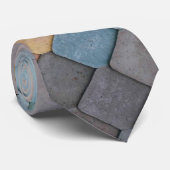 Shabby Chic Pastel Tiles Stropdas (Opgerold)