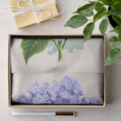 Shabby Chic Pastel Violet Licht Paarse Bloemen Tissuepapier (Geschenk)